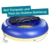 Trampolin und Kinderpool 4in1