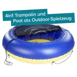 Trampolin und Kinderpool 4in1