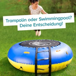 Trampolin und Kinderpool 4in1
