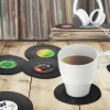 Untersetzer im Vinyl Schallplatten Look