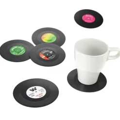Untersetzer im Vinyl Schallplatten Look