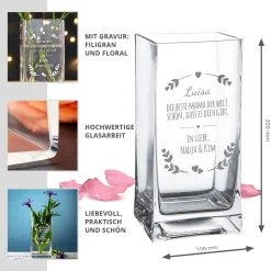 Vase für Mama - personalisiert