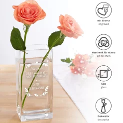 Vase für Mama - personalisiert