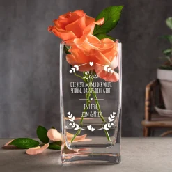 Vase für Mama - personalisiert