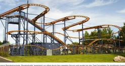 Vorgarten Achterbahn 2.14 Mio.-teiliger Bausatz