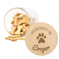 Vorratsglas mit Gravur - Hundesnacks