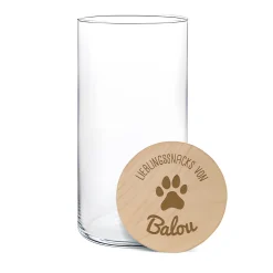 Vorratsglas mit Gravur - Hundesnacks