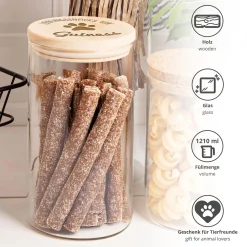 Vorratsglas mit Gravur - Hundesnacks