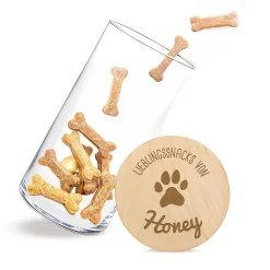 Vorratsglas mit Gravur - Hundesnacks