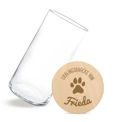 Vorratsglas mit Gravur - Hundesnacks