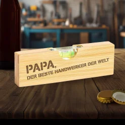 Wasserwaage mit Flaschenöffner - Bester Papa