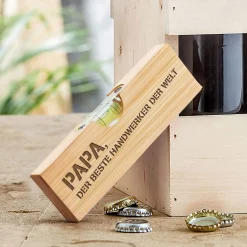 Wasserwaage mit Flaschenöffner - Bester Papa