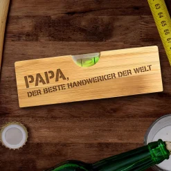 Wasserwaage mit Flaschenöffner - Bester Papa