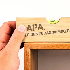 Wasserwaage mit Flaschenöffner - Bester Papa