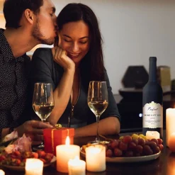 Wein Geschenkset fünfteilig - Flaschenform
