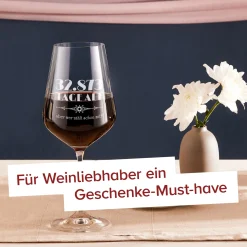 Weinglas mit Gravur - Alter in Tagen