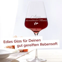 Weinglas mit Gravur - Beste Mama
