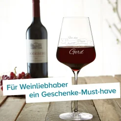 Weinglas mit Gravur - Bester Papa