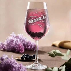 Weinglas mit Gravur - Ginderella