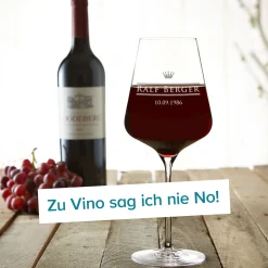 Weinglas mit Gravur - Royal