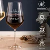 Weinglas mit Gravur - Vino - Name