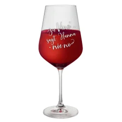 Weinglas mit Gravur - Vino - Name