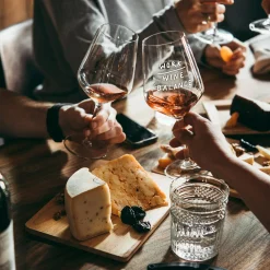 Weinglas mit Gravur - Work Wine Balance