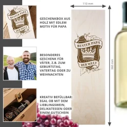 Weinkiste - Bester Papa