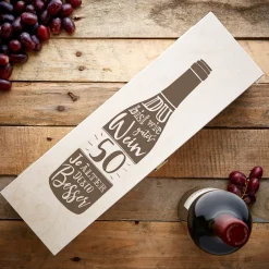 Weinkiste - 50. Geburtstag