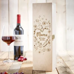 Weinkiste - Mama Wir haben dich lieb