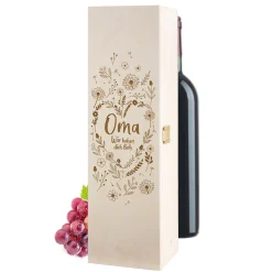 Weinkiste - Oma Wir haben dich lieb
