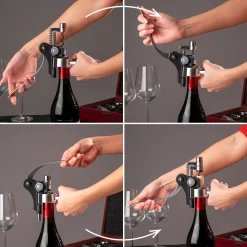 Wein Sommelier Set mit Gravur zur Silberhochzeit