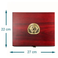 Wein Sommelier Set mit Gravur zur goldenen Hochzeit