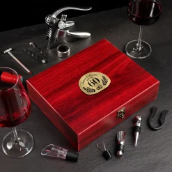 Wein Sommelier Set mit Gravur zur diamantenen Hochzeit