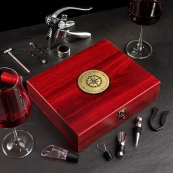 Wein Sommelier Set mit Kompass Gravur