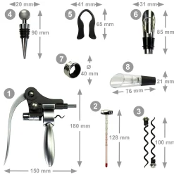 Wein Sommelier Set - 10-teilig