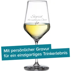 Weißweinglas mit Gravur - Beste Oma