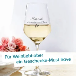 Weißweinglas mit Gravur - Beste Oma