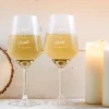 Weißweingläser zur Hochzeit