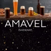 Weizenglas mit Gravur - Amors Pfeil