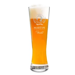 Weizenglas mit Gravur - Bier Kenner