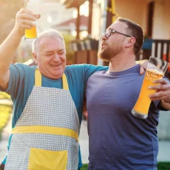 Weizenglas mit Gravur für den besten Papa