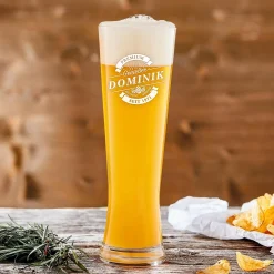 Weizenglas mit Gravur - Premium Genießer