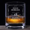 Whiskyglas 18. Geburtstag - klassisch