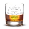Whiskyglas 30. Geburtstag - klassisch