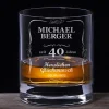 Whiskyglas 40. Geburtstag - klassisch