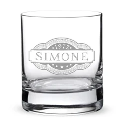 Whiskyglas mit Gravur - Banderole