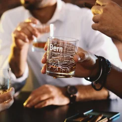 Whiskyglas mit Gravur - Bern