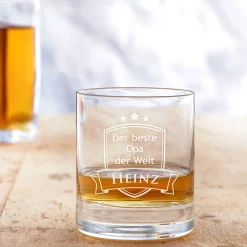 Whiskyglas mit Gravur - Bester Opa