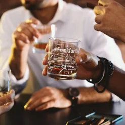 Whiskyglas mit Gravur - Frankfurt